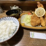 天杉 - 料理写真:ミックスフライＢ