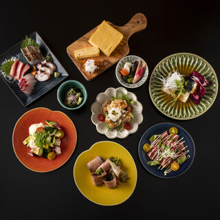 請享用只有在日本橋老字號餐廳才能品嚐到的嚴選食材製作的創意料理。