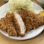 とんかつ山家 - ロースかつ定食850円