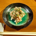 樹庵 - 明太子とクリームチーズの和え物