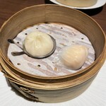 223076019 - 小籠包と海老餃子