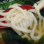 Yanoya - 「ミニ天丼セット」細めの麺