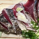 田中鮮魚店 - ニンニクは足りなくなったらたっぷりもらえます。