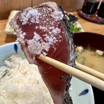 田中鮮魚店 - 塩にもこだわっているそう。