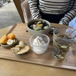 ミッシュハウス - 豆花（トウファ）宇治抹茶と白玉／ミニソフト付き（1,350円）