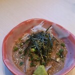 九州料理すがわ - 胡麻カンパチ