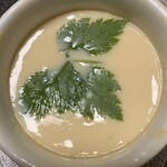 鮨よし - 茶碗蒸し  かんぱち君がほぼ完食