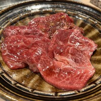 八面六秘 - 本日のタレ焼肉3種盛り合わせ(ミスジ・ウチモモ・サガリ)