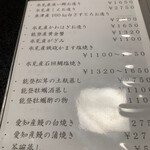 鮨よし - メニュー