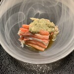 鮨よし - 黄金蟹の酢の物