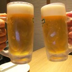 Tenkai - 飲み放題の 生ビールで乾杯ぁ～イ！