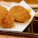 Large fried oysters 2 pieces