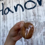 Seaside cafe Hanon - オマケでもらったお菓子。息子はドーナツを選びました。