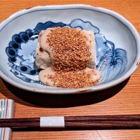 神楽坂 和食 千 - 胡麻豆腐の炭火焼き  
