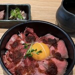 Wagyu beef hitsumabushi