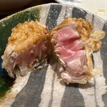 日本橋 蕎ノ字 - まぐろ　蕎麦の返し