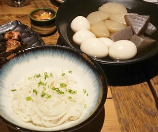 BIRD WATCHING - 宴会〆に提供された おでん&そうめん