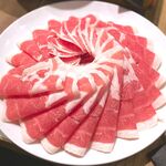 火鍋 小肥羊 - (ｺｰｽ) ラム肉　2023.10.25
