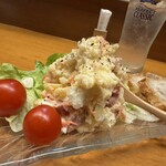 雪国食堂 - ポテサラとエグヴィヴ