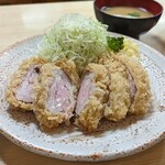 とん八亭 - ヒレかつ定食