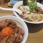 Rock’anDo - 煮干そば＋池袋チカラめし