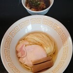 麺処 おぐら - 新麦きたほなみの鰹昆布水つけ麺(醤油)