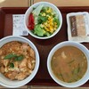 なか卯 - 親子丼　豚汁サラダセット