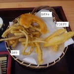 Soba Toshi - 野菜天ざる蕎麦_1000円