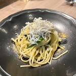 Ristorante うきち - しらすとカラスミのパスタ