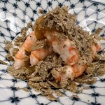 ペレグリーノ - 牡丹海老、ポロ葱、 秋トリュフ