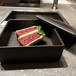 焼肉うしごろ 横浜店 - 牛ヒレカツサンド