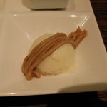 茶良ら - 栗のアイス