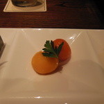 茶良ら - オレンジミニトマトとホウズキのマリネ