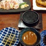 酉や 喜兵衛 - 炙り刺し(むね肉)