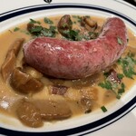 エレゾゲート - 碾きたてのサルシッチャ、木の子のソース