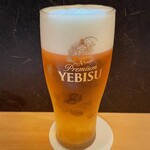 季節料理 よし野 - 生ビール