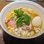 Menya Kotetsu - 地鶏中華そば塩　味玉