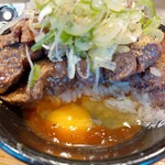 Sute-Ki Hausu Indhianzu - ぱかっ、肉の下でTKGを作る(^.^)