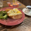 Cafe Toki ona - Mayo Tama（大人のマヨタマトースト）＋本日のモーニング珈琲