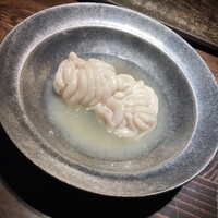 鮨ノ蔵 - 白子。出汁が美味すぎた