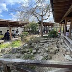 山越うどん - 広い庭で食べます^o^