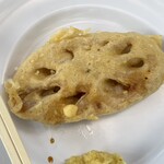 山越うどん - ・蓮根天