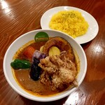 Soup Curry Popeye - 鶏ザンギカレー 1130円