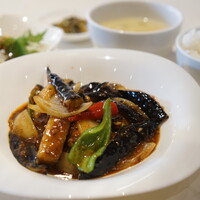 China Four Seasons 六本木店 - 日替わりランチ マーボー茄子炒め (￥1,320)