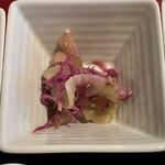 自然薯の里 - 紫キャベツ？と何かの和え物✨