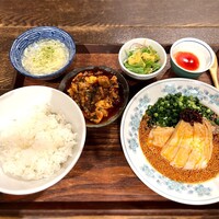 中華旬彩 森本 - 森本名物！四川式よだれ鶏セット+ミニ麻婆豆腐