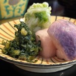 割烹 新多久 - お新香