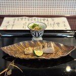 割烹 新多久 - 鰆の塩焼き