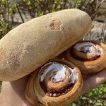 ベルナール - 料理写真:揚げパン(きな粉)&ミニシナモンロール