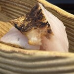割烹 新多久 - のど黒１キロ炭炙り